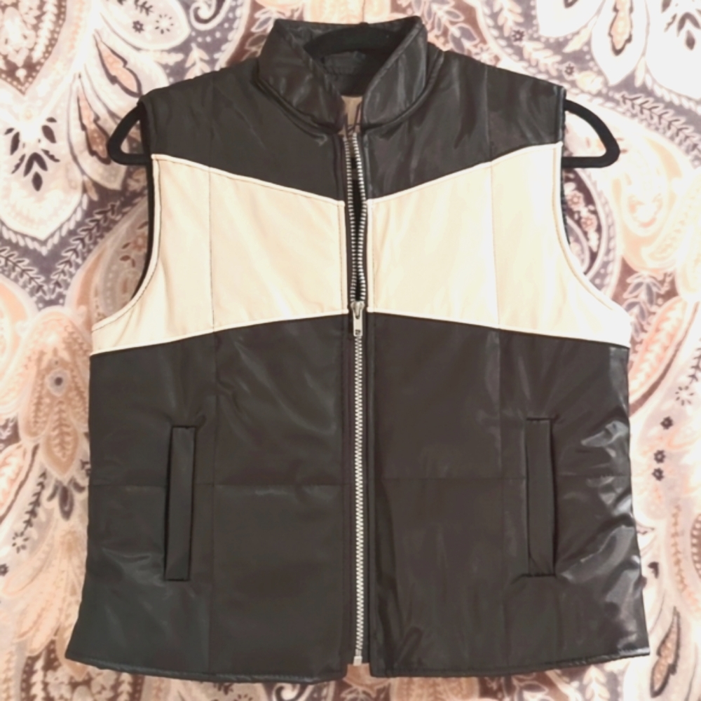 Black & White Ski Vest
